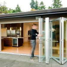 Bayer built woodworks offers a number of accordion options to fit a variety of situations. Bifold Doors Accordion Folding Glass Multi Slide Swing Doors Windows Lacantina Doors