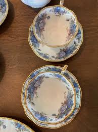 ROYAL ALBERT TEACUP Saucer Bone China Rose Marie Series Starlight England  $34.47