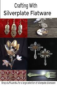 So Many Things Can Be Made With Silverplate Silverware Visit Stuff4uand4u For A Large Selection Of Flatwar Jewelry Crafts Flatware Jewelry Silverware Crafts