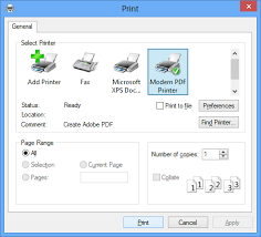 How to install microsoft print to pdf and create pdf files using it. Modern Pdf Printer Create Pdf Documents By Printing