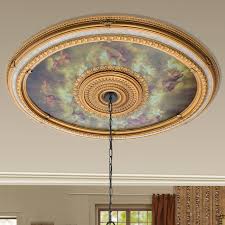 More buying choices $17.47 (3 used & new offers) Sistine Oval Chandelier Ceiling Medallion World Of Decor