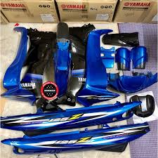 Yamaha 125 125z 125zr cover set biru laut / biru langit 100% hly original yamaha. Yamaha 125zr Hitam Skala