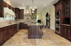 The Very Popular Travertine Floor Tile Home Improvement Home Decor Kitchen Flooring Options Travertine Kitchen Floors Luxury Kitchen Design