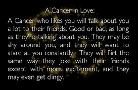 Cancer's love their soulmate for life and there's no turning back when finding their safe, secure, and loving soulmate. Quotes About Love And Cancer Quotesgram