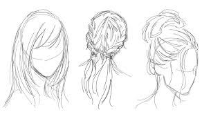 Now we start outlining the hair with thin lines and the lines should be narrowed. Learn How To Draw Hair With Your Ipad And Apple Pencil This Weekend By Abby Anderson Medium