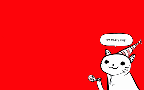 Download Party Cat Meme Wallpaper Wallpapers Com