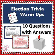 A few centuries ago, humans began to generate curiosity about the possibilities of what may exist outside the land they knew. Election Trivia Warm Up Questions By Middle School Cafe Tpt