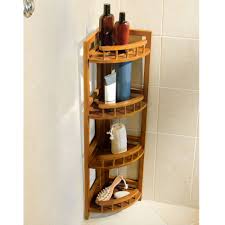 Master Bath Organization Teak Is Antimicrobial We May Need To Have A Teak Basket With A Grid Bottom For Dr Bathroom Corner Shower Caddy Shower Storage