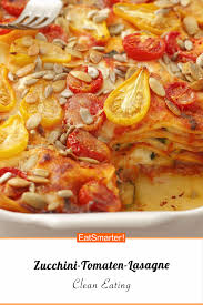 Zucchini Tomaten Lasagne Mit Sonnenblumenkernen Rezept Lasagne Rezepte Zucchini
