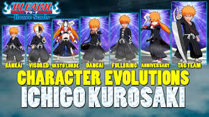 Best bleach brave souls characters. Character Evolution Ichigo Kurosaki Bleach Brave Souls Youtube
