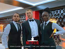 The last mercenary is a 2021 france action comedy film directed by david charhon with a screenplay by charhon and ismael sy savane. Jcvd Is All Dressed Up In A New Image From Netflix S The Last Mercenary Action Flix Com