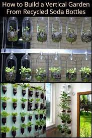 Brilliant diy vertical garden plastic bottles for limited space ideas. Diy Vertical Garden Wall Design For Indoor And Outdoor Usage Vertical Planter Bottle Garden Vertical Herb Garden