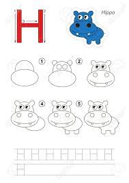 29.06.2020 · use these free printable lower case alphabet templates to create custom handmade cards, in scrapbooking projects, to make word books and for use in a wide variety of other crafts. Zoo Alphabet Vollstandig Lernen Handschrift Zeichnung Tutorial Fur Buchstabe H Lizenzfrei Nutzbare Vektorgrafiken Clip Arts Illustrationen Image 54691653