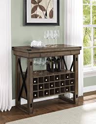Altra Furniture Wildwood Wood Veneer Bar Cabinet Rustic Gray Ad Afflink Farmhouse Homedecor Diningroomideas Ki Altra Furniture Bar Furniture Bar Cabinet