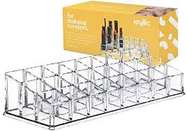 Maybe you would like to learn more about one of these? Acrylic Makeup Lipstick Lipgloss Organizer Multi Level 24 Slot Clear Plastic Make Up Organizers For B Perfume Storage Makeup Organization Cosmetic Containers