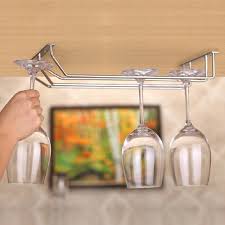See more ideas about kitchen design mullion cabinet doors: China Wine Glass Hanging Rack Under The Kitchen Cabinet Storage Bar Stemware Rack Sturdy 304 Stainless Steel Hanging Glass Rack China Wine Glass Hanging Rack Under The Kitchen Cabinet Storage Bar
