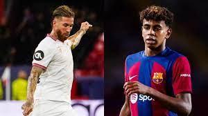 Lamine Yamal i Sergio Ramos: de la joventut a la veterania