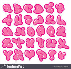 Graffiti Font Stock Illustration I4654448 At Featurepics