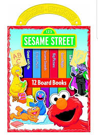 Hi For Your Consideration Is A Brand New And Sealed Bundle Of 12 Sesame Street Board Books Buy With Confi Sesame Street Books Sesame Street Elmo And Friends