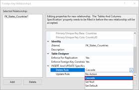 The basic syntax of the update query with a where clause is as follows − update table_name set column1 = value1, column2 = value2., columnn = valuen where condition; Delete Cascade And Update Cascade In Sql Server Foreign Key
