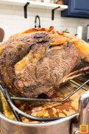 You'll want to remove the roast from the oven when its internal temperature reaches 110º, which for a 5lb roast should take about 1 hour. Slow Roasted Prime Rib Roast Recipe Sunday Supper Movement