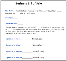 A bill of sale records the purchase of an object, such as a car, boat or television. Bill Of Sale Examples Top 4 Practical Examples Of Bill Of Sale