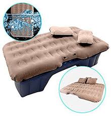 Amazon Com Hiraliy Car Air Mattress For Back Seat Inflatable Car Mattress Portable Travel Camping Mattress S Car Air Mattress Inflatable Car Bed Car Mattress