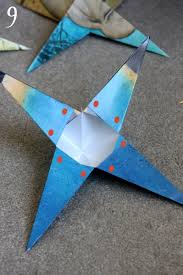 Fold it in half along the. Paper Stars How To Make Hanging Stars Decorations Everyday Reading