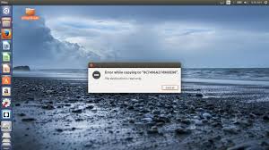14 04 How To Fix The Destination Is Read Only Error On Hdd Partition Ask Ubuntu