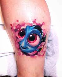 Tattoo Artist Steven Compton Color New School Tattoo In Authors Style Us New School Tattoo Disney Tattoos Dory Tattoo