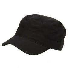Amazon Com Flat Top Army Cap Black W32s38e Clothing I Have One Similar Mens Hat Caps Army Cap Hats For Men