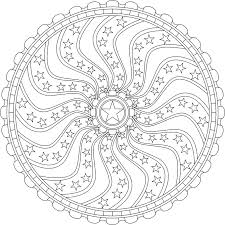 Stars Stripes Mandala In 2020 Mandala Coloring Pages Mandala Coloring Coloring Pages