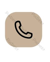 ภาพไอคอนโซเชียลมีเดีย ปุ่มโทรออก,เทมเพลต แบบ PSD ดาวน์โหลดฟรี - Pikbest