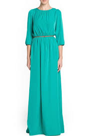 تشكيلة رائعة من الفساتين الطويلة من مانجو لربيع وصيف 2014 Belted Long Dress Long Dress Women Long Dresses