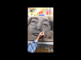 John Lennon How to Draw video, Step By step demo