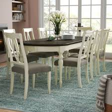 Lattimore 9 Piece Dining Set Dinning Room Tables Solid Wood Dining Set Dining Set