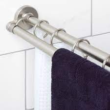 Titan Double Shower Rod Shower Rod Tension Shower Rod Shower Curtain Decor