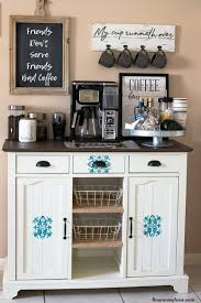 How To Make A Diy Coffee Bar At Home Coffee Bar Home Coffee Bars In Kitchen Diy Coffee Bar