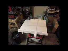 Table Saw Sled For Skil 3310 Model Youtube Table Saw Sled Skil Table Saw Table Saw