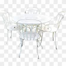 With a super stylish look, this chic bistro set comes with two green noodle wicker chairs and a small round table. Pre1960s Iron Metal French Fermob Cafe Bistro Table White Table And Chairs Png Clipart 5590024 Pikpng