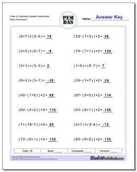 Https Www Dadsworksheets Com Order Of Operations Nested Parentheses Worksheet Order Of Operations W In 2020 Order Of Operations Pemdas Worksheets Math Worksheets