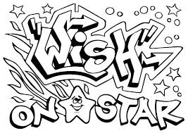 Each printable highlights a word that starts. Graffiti Coloring Pages For Teens And Adults Best Coloring Pages For Kids