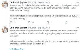 Amalan wirid diatas juga dapat untuk mengatasi penyakit. Walaupun Sakitnya Hilang Doktor Ini Dedah Bahaya Letak Esen Vanila Bila Sakit Gigi Hijabista