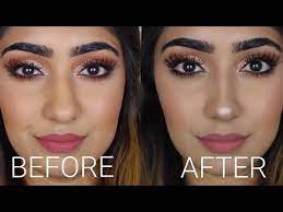 Best ideas for makeup tutorials can t get enough of contouring and highlighting it is so awesome www las contour makeup skin makeup pinterest makeup. How To Make A Big Nose Look Small Nose Contouring Youtube Haarfarben Nase Make Up