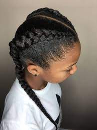 The small braids meet in the middle of the head and join together with a thicker braid, adding even more style and substance to this look, and ensuring that it looks great from all angles. Pin On Child Hair Harmony