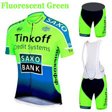 Saxo bank tinkoff fluorescence cycling short sleeve jersey & shorts with bib. Factory Direct Sales Saxobank Tinkoff Cycling Jerseys Quick Dry Ropa Ciclismo Cycling Clothing Breathable Cycling Cycling Outfit Cycling Shirt Sport Outfits