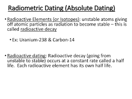 Therefore, by dating a series of rocks in a vertical succession of strata previously recognized with basic geologic principles (see stratigraphic principles and relative time). Earth S History Radiometric Dating Ppt Download