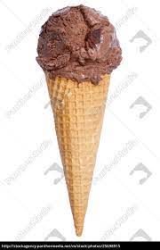 Schokoladeneis Eis In Der Waffel Kugel Schokolade - Stockfoto - #25698915 |  Bildagentur Panthermedia