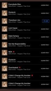 Release date, track list and all the news. Billie Eilish Spain On Twitter Tracklist De Happier Than Ever