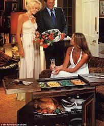 Pictures from the era of the showboat dinner party when meals didn't just taste out of this world, they looked out of this world, too 70s dinner party by anna pallai is published by vintage at. Hilariously Naff Dinner Party Photos Reveal The Way We Used To Dine 70s Dinner Party Hostess Trolley Dinner Party